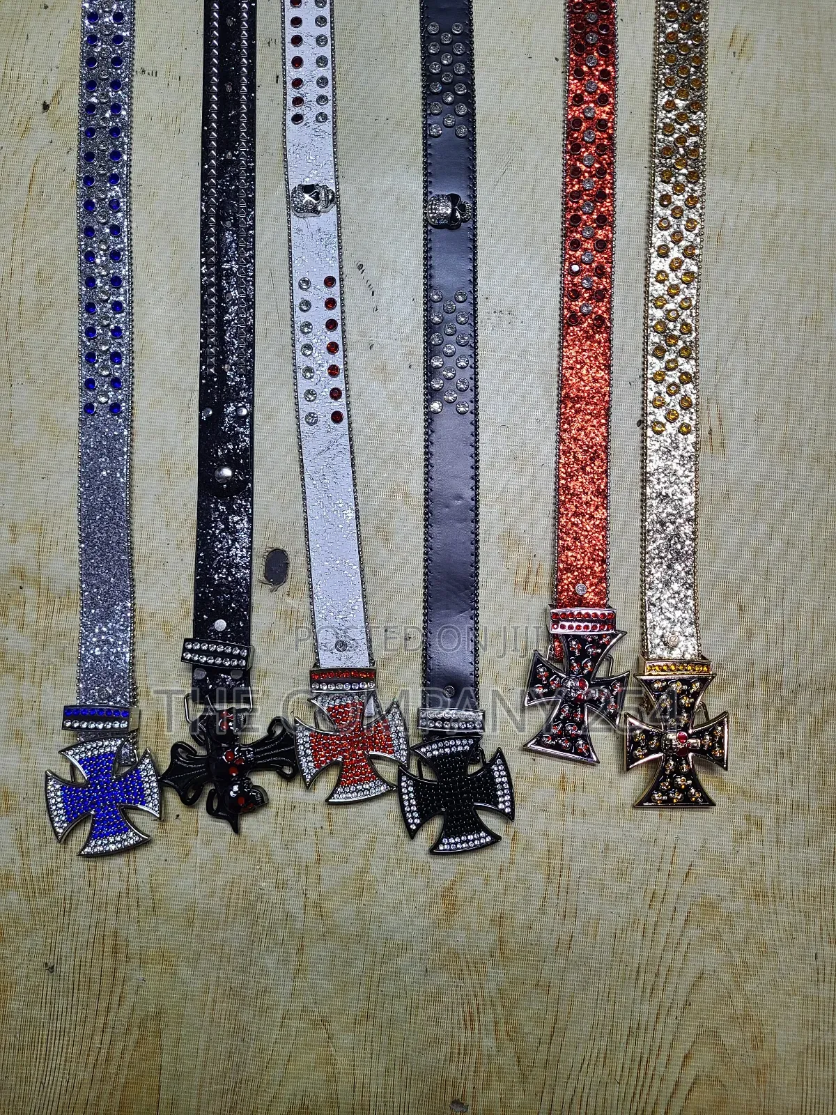 Chrome Hearts B.B Bb Simone Iced Belts Unisex Original High End Legit