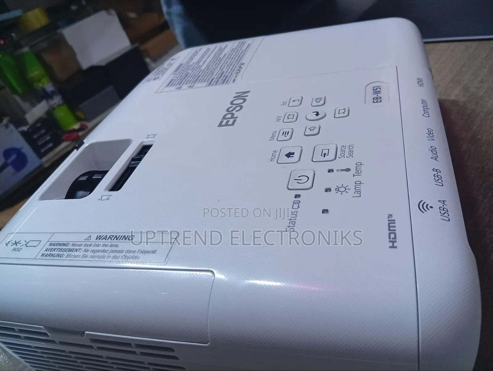 Epson Eb-W51 Projector – 4,000 Lumens | Clear Even With Lights On