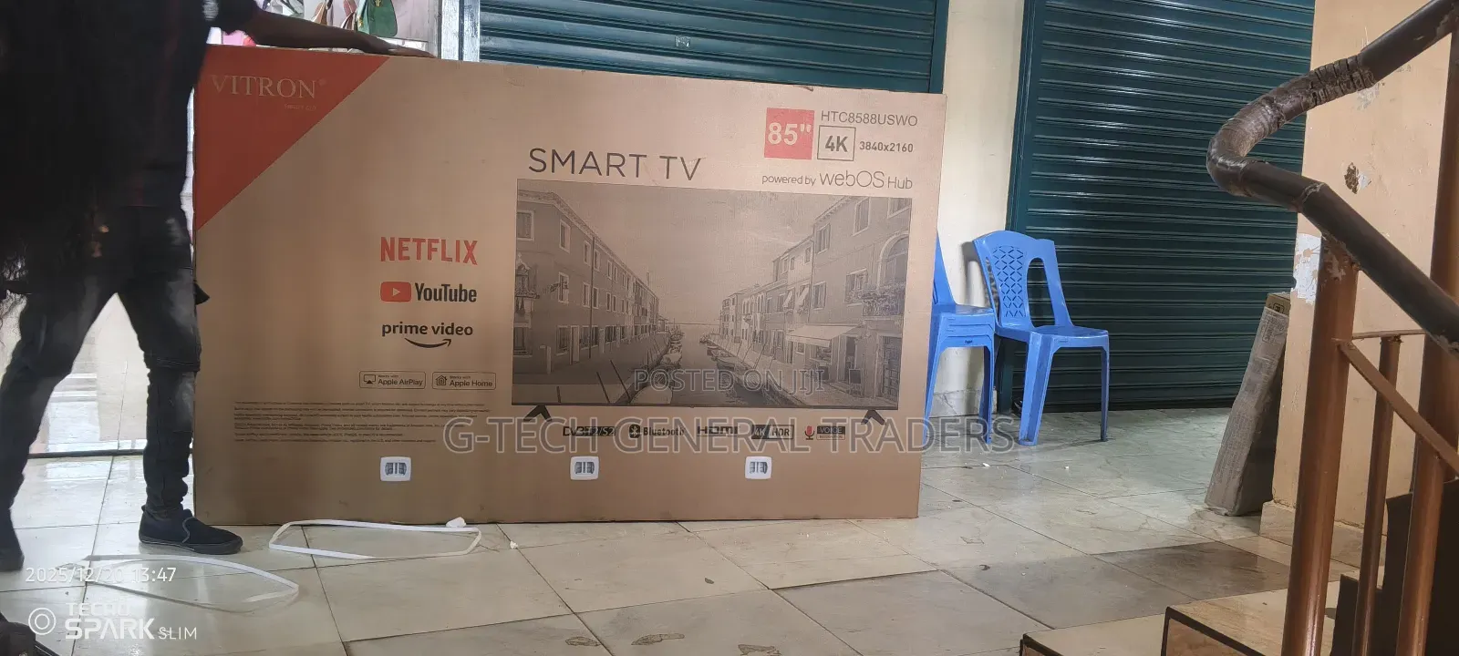 Vitron 85inch Webos Smart Tv,Youtube, Netflix, Led Tv,Free Channels