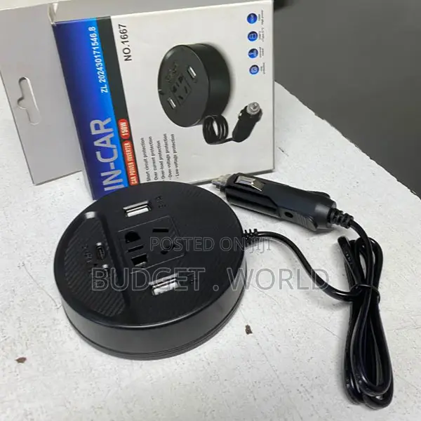 Plug Play Design 150w Car Power Inverter 12v Dc110v/220v Ac Converter