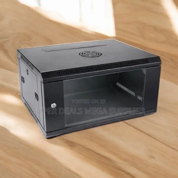 6u Wall Mount Cabinet With Heavy Duty Mounting Hardware