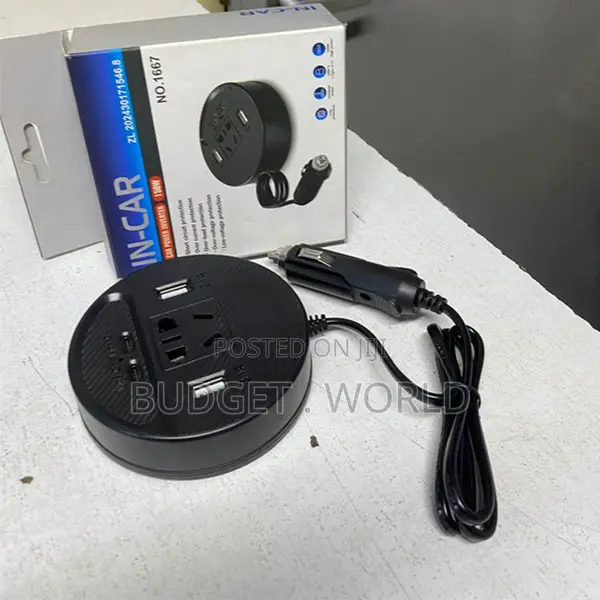Dual Usb 150w Power Inverter Plug Adapter Outlet Converter