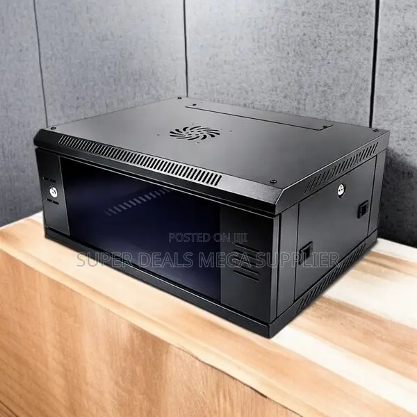 4u Network Wall Cabinet Lockable Steel Frame With Glass Front