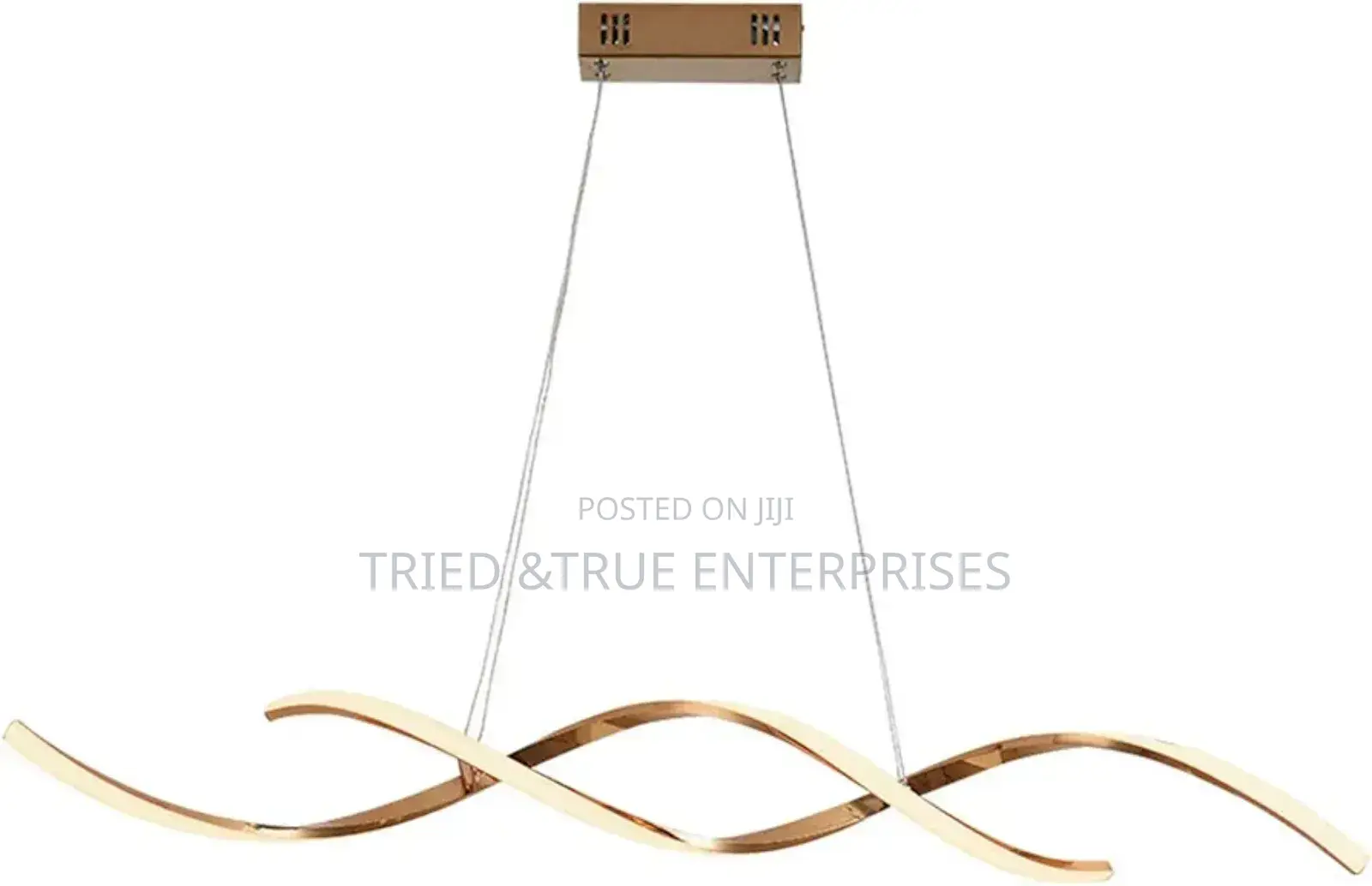 Modern Swirl Luxe Dining Chandelier With Integrated Led Lighting