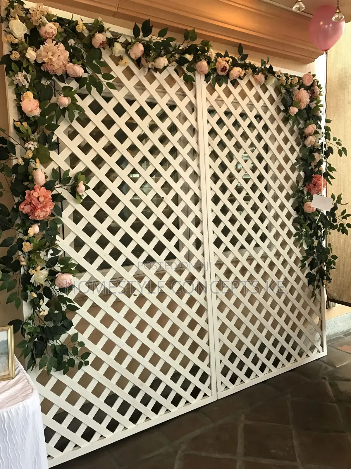 Vertical Garden Moss Wall Artificial Flowers Grass Backdrops Panels
