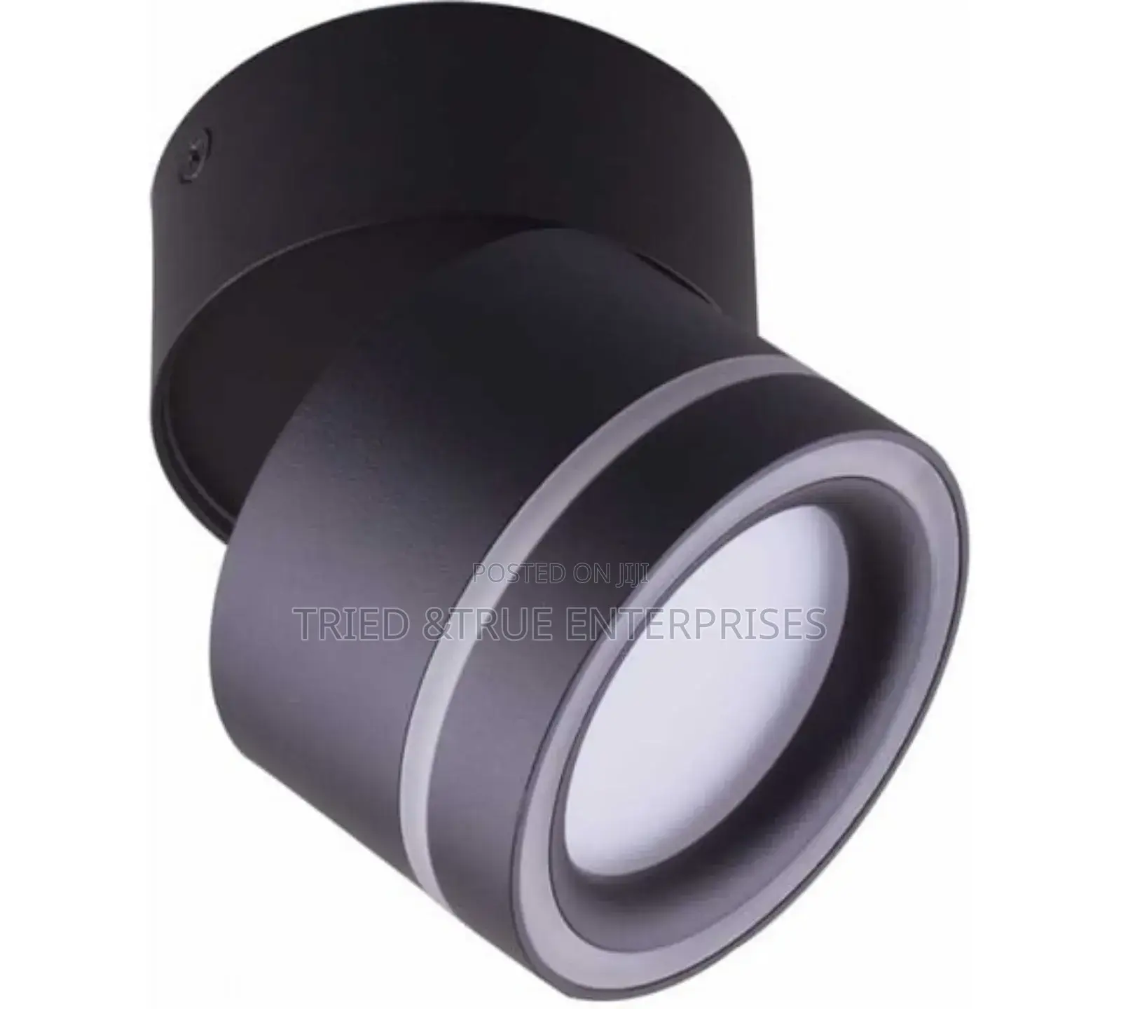 Ideal Lux Omega Round Led Wall Lamp in Black Fq8
