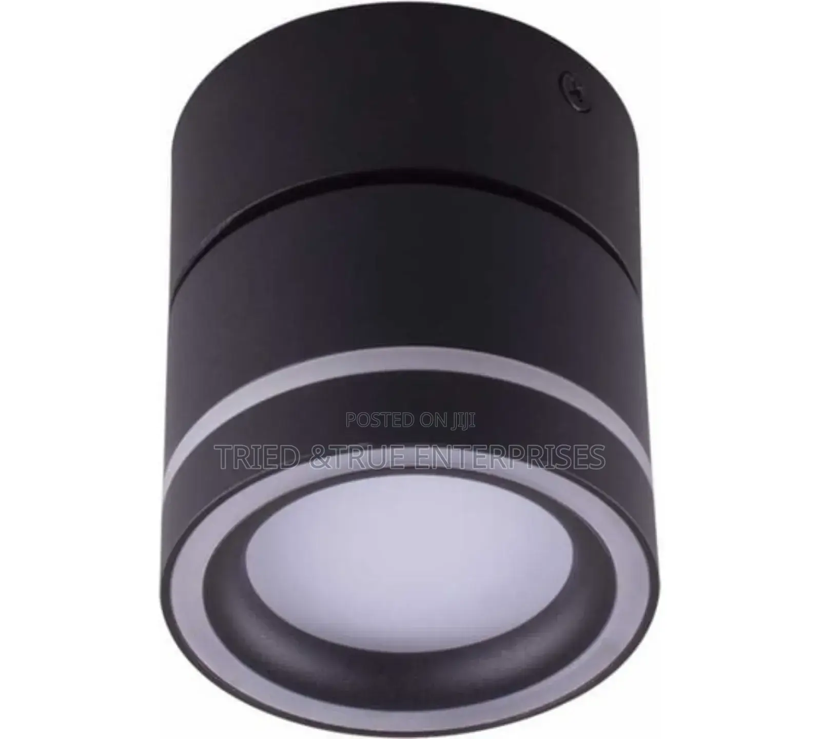 Ideal Lux Omega Round Led Wall Lamp in Black Fq8
