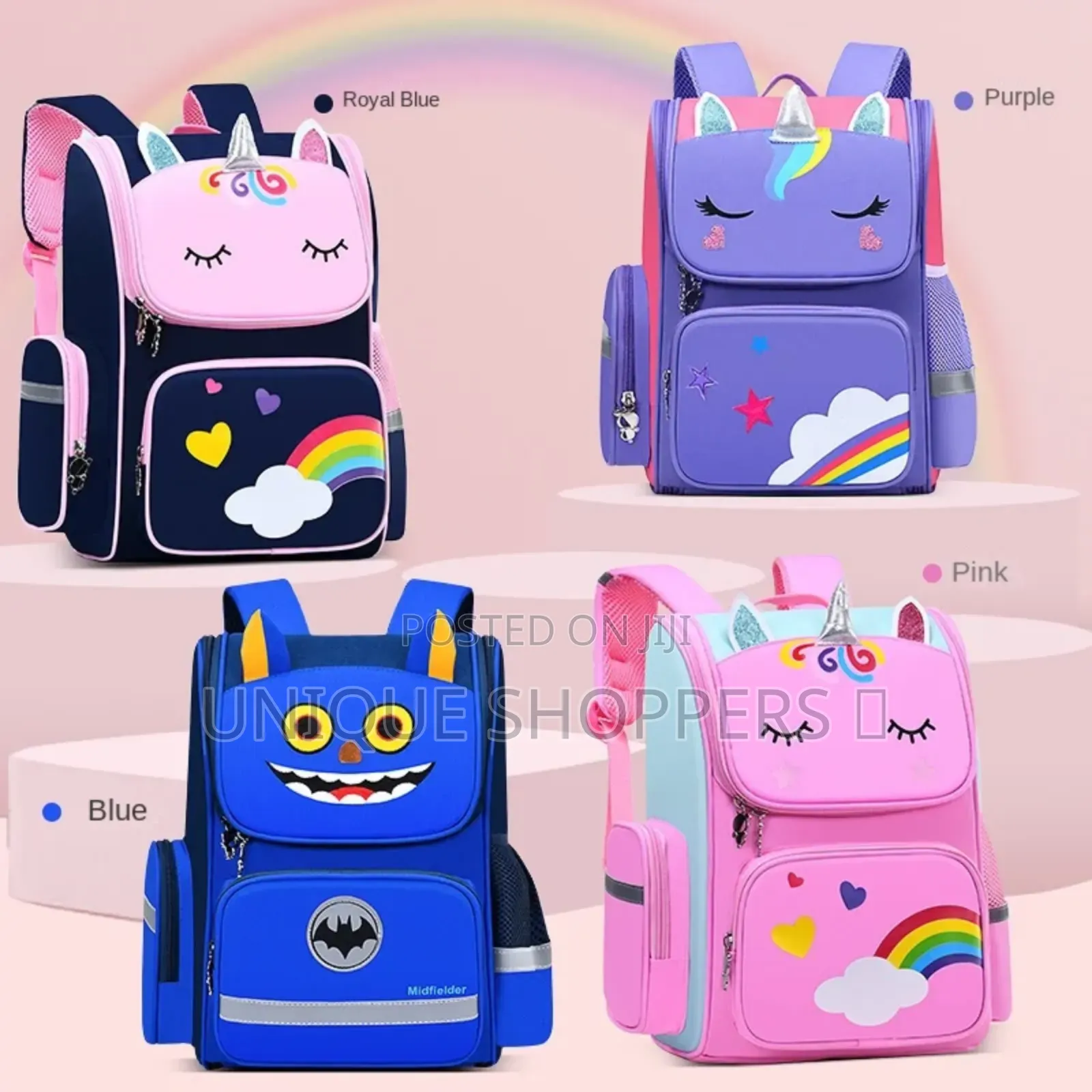 *Big Size Unicorn School Bags