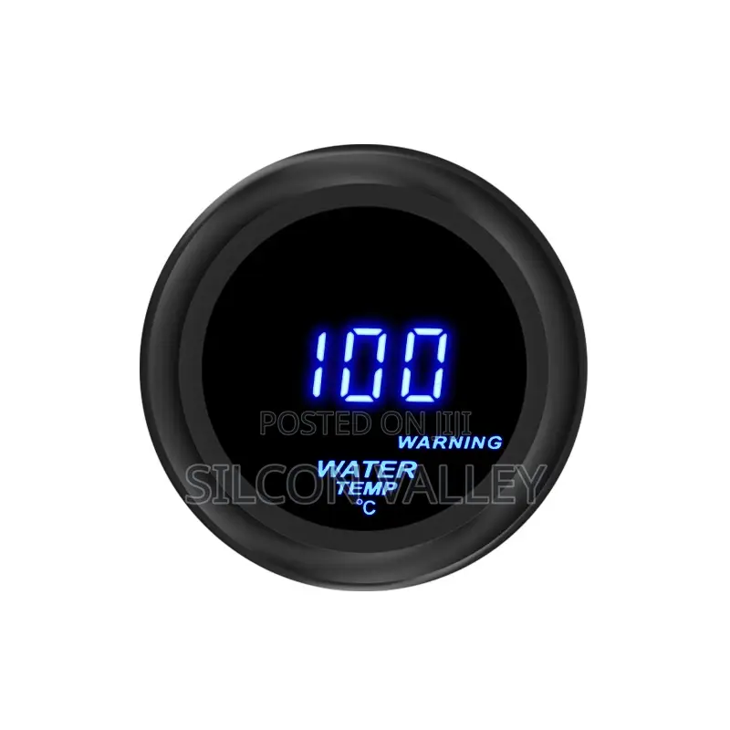 52mm Auto Water Temperature Meter 40-150 Celsius Water Temp Blue Light