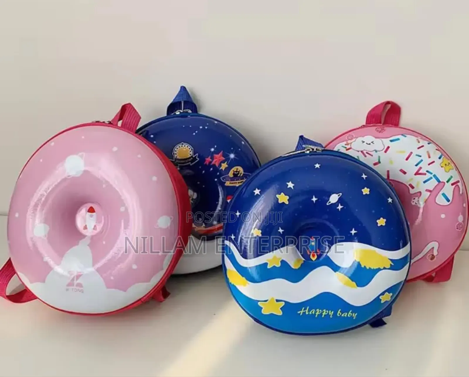 Unique and Whimsical 3d Donut Preschool Age Back Pack*