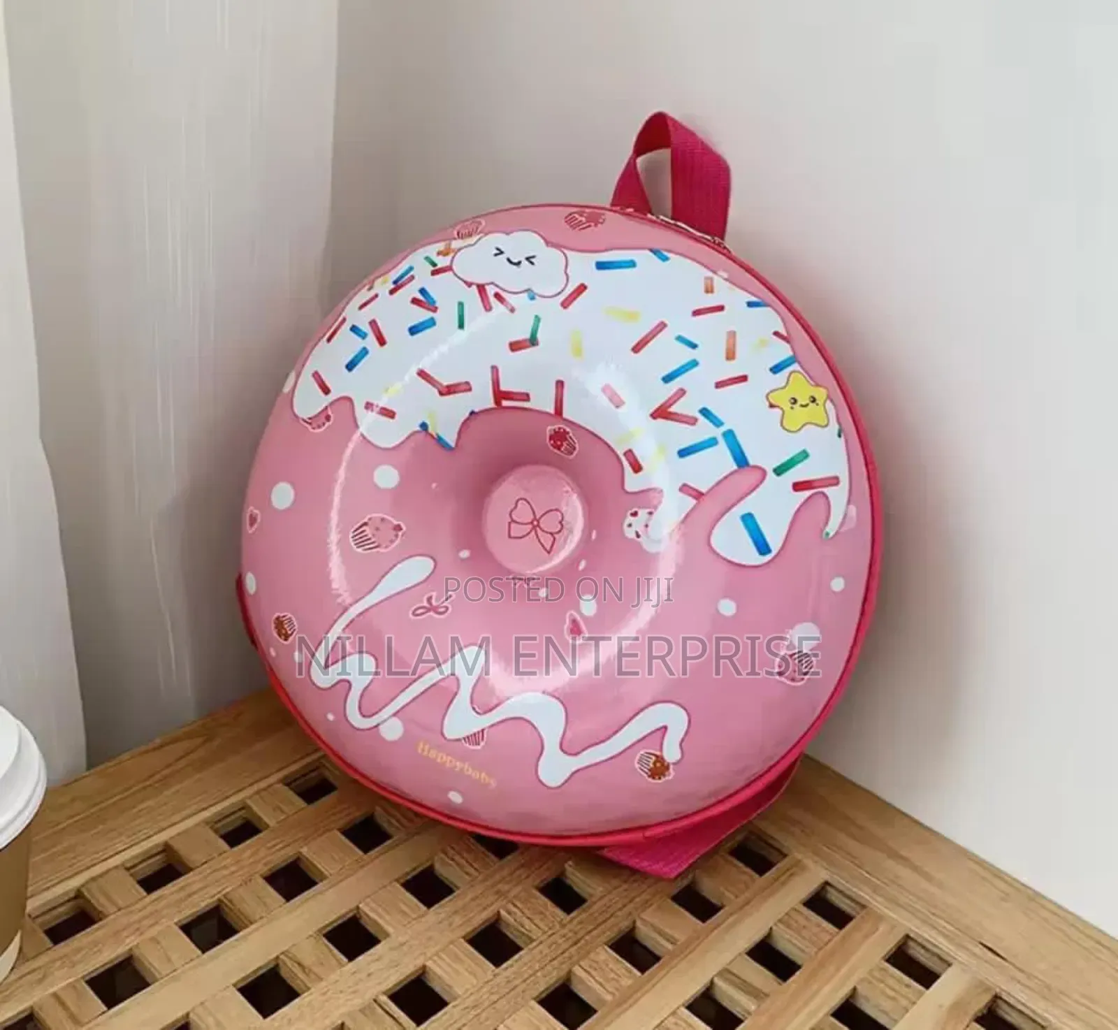Unique and Whimsical 3d Donut Preschool Age Back Pack*