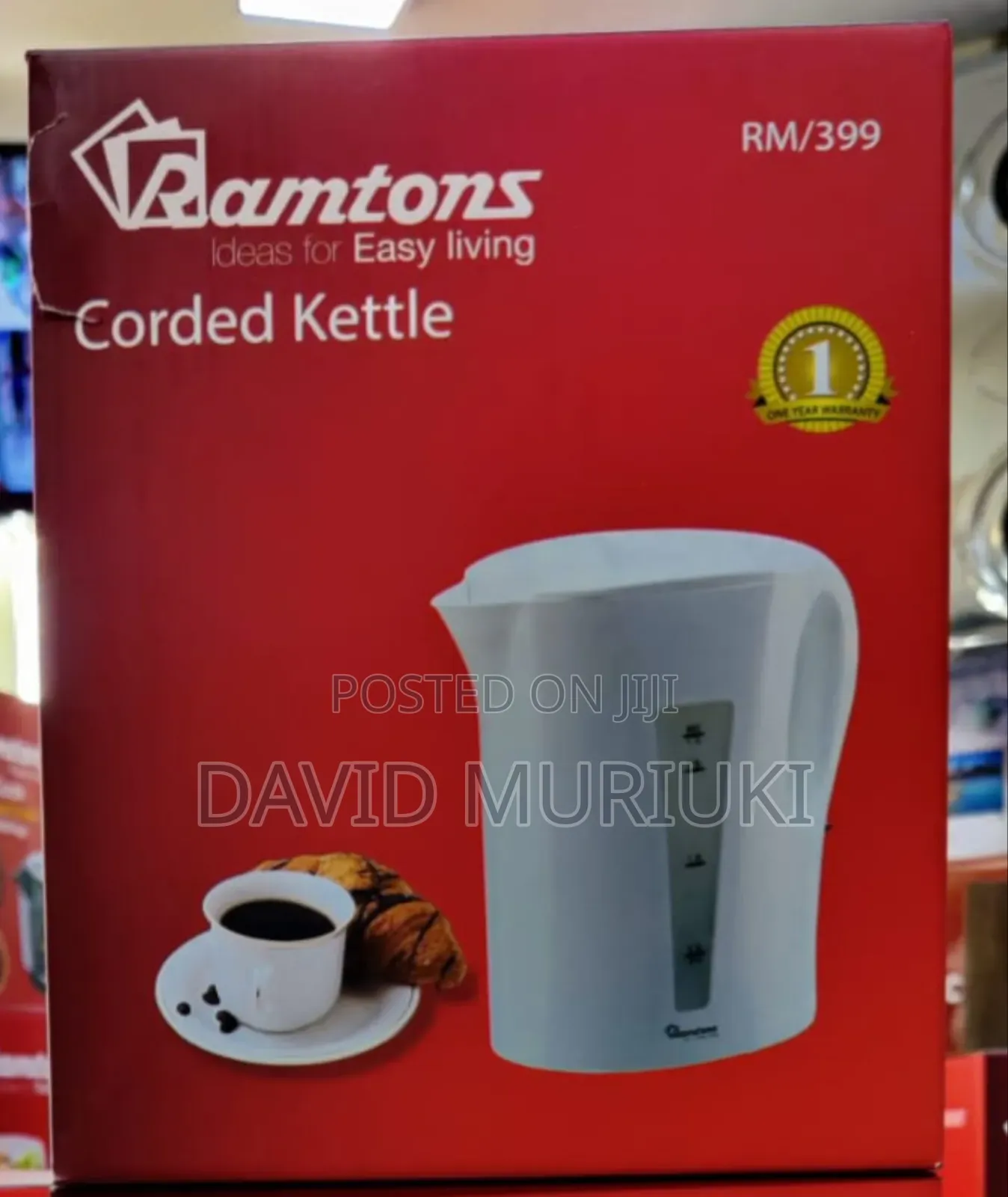Ramtons Kettle 3 Litres Rm/567