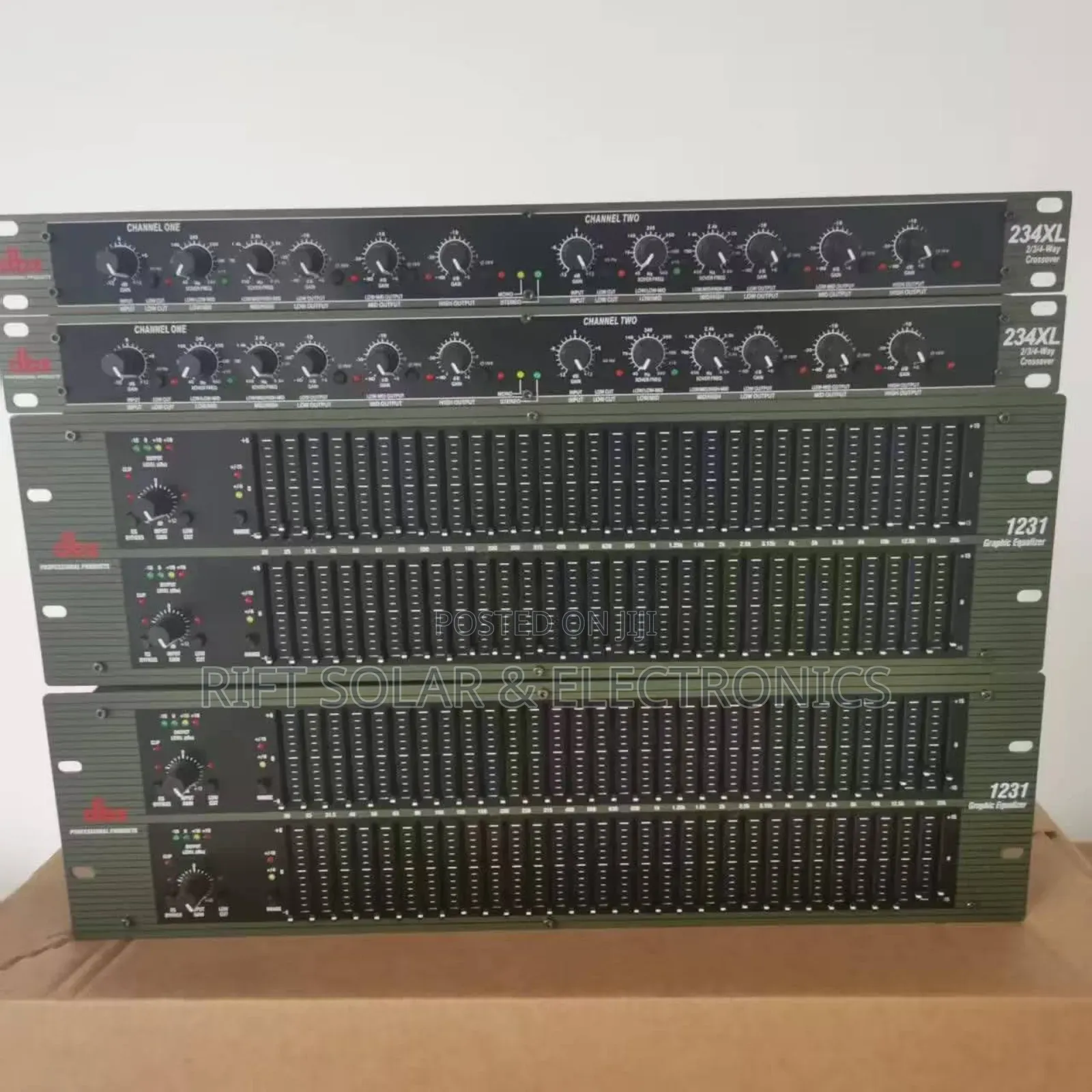 Combined DBX Crossover DBX 2 Series Graphic Equilizer Special Offer