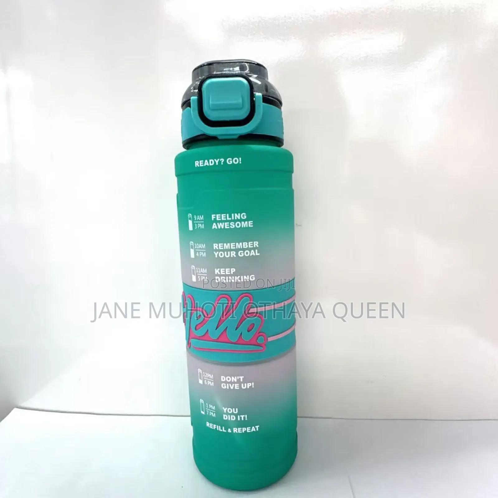 *1000ml Hello Leakproof Bpa Free Drinking Water Bottle