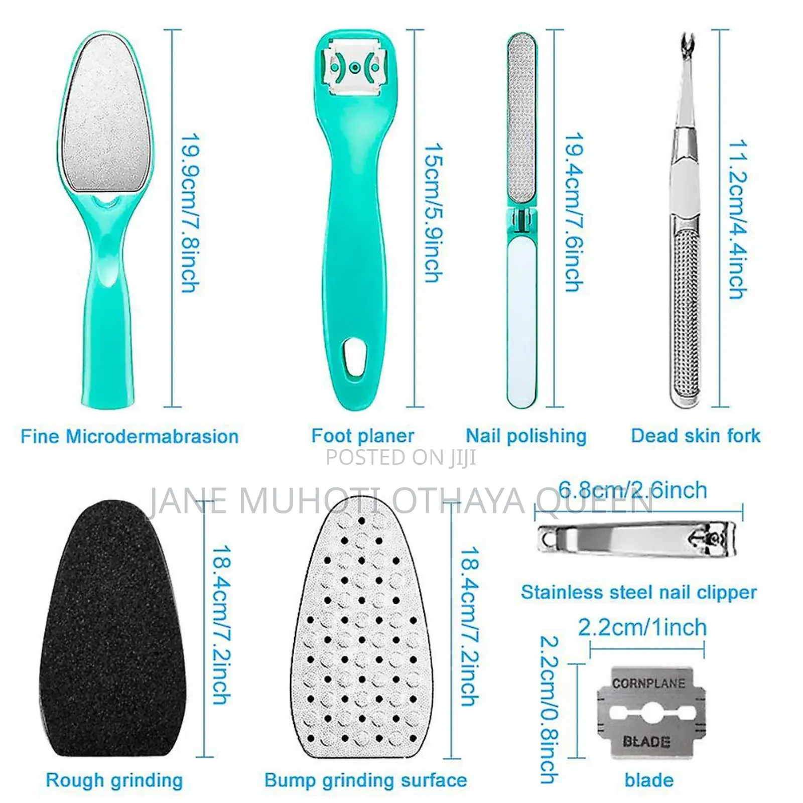 *Stainless Steel Pedicure Kit *