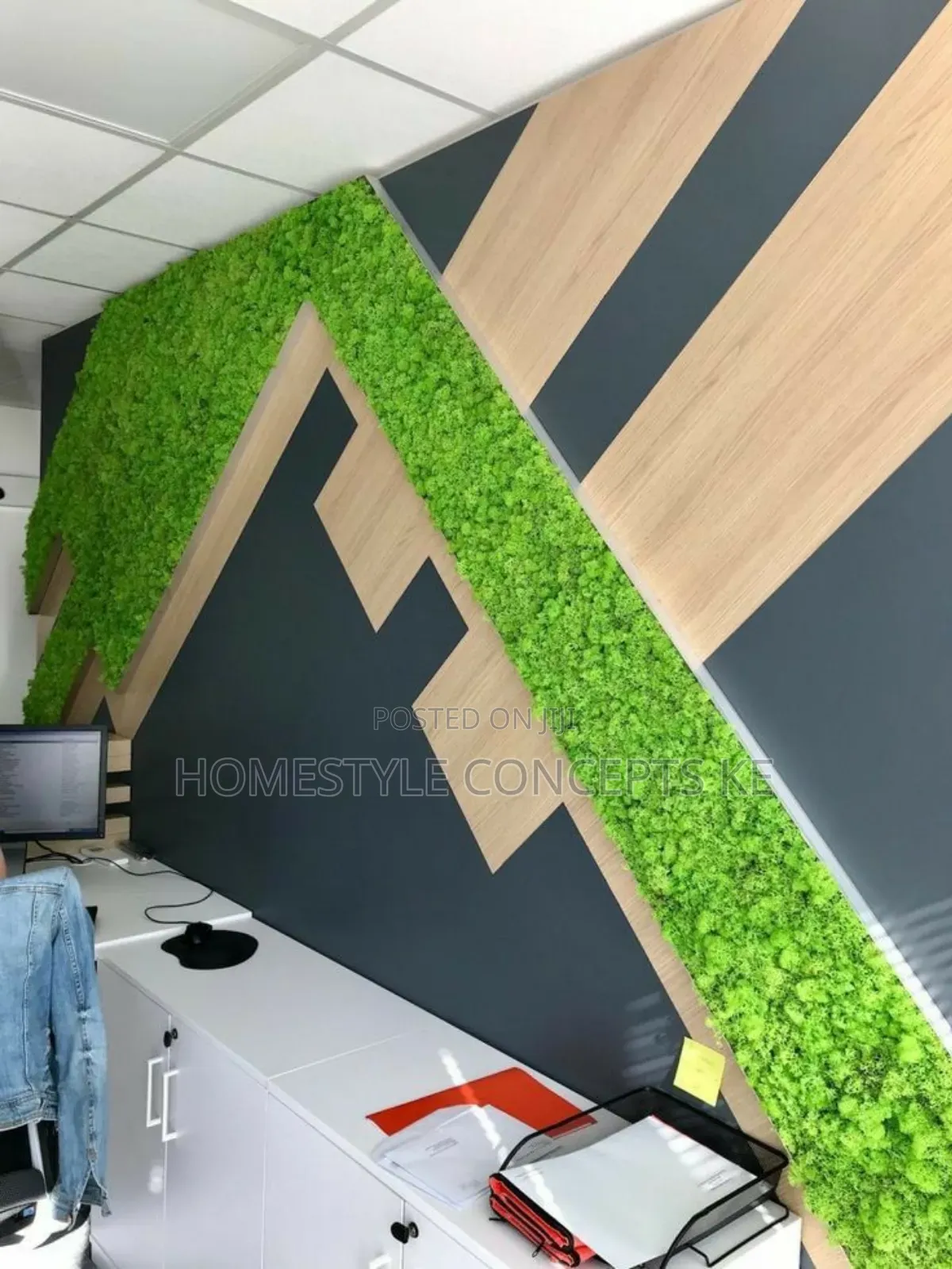 Home Office Wall Artificial Flowers Grass Backdrops Turfgrass Carpet