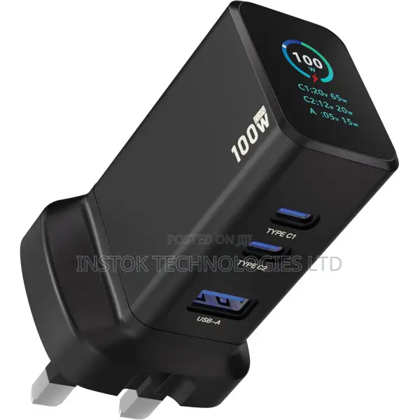 Powerology Ganex 100w Multi-Port Adapter