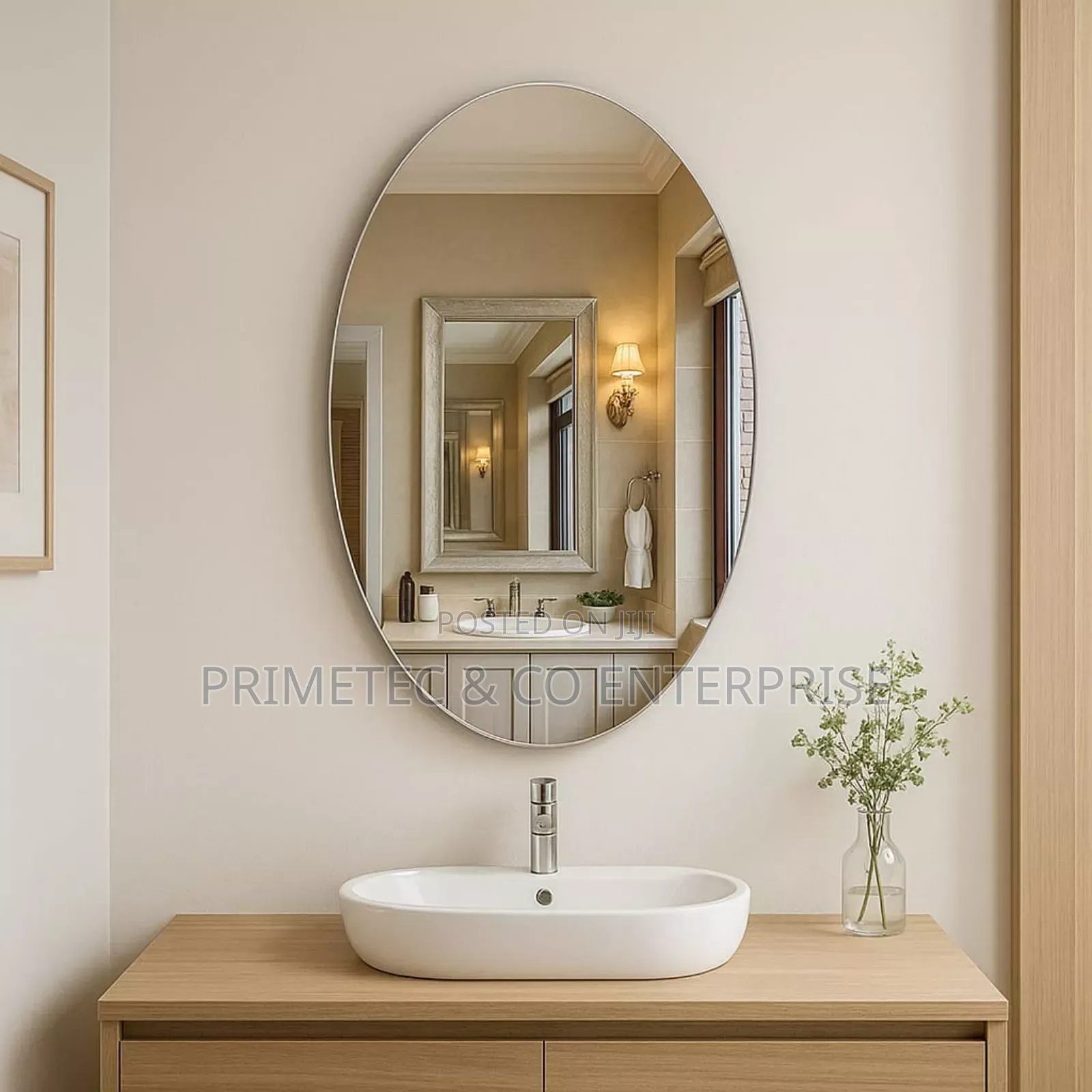 Peel and Stick Unbreakable Mirror