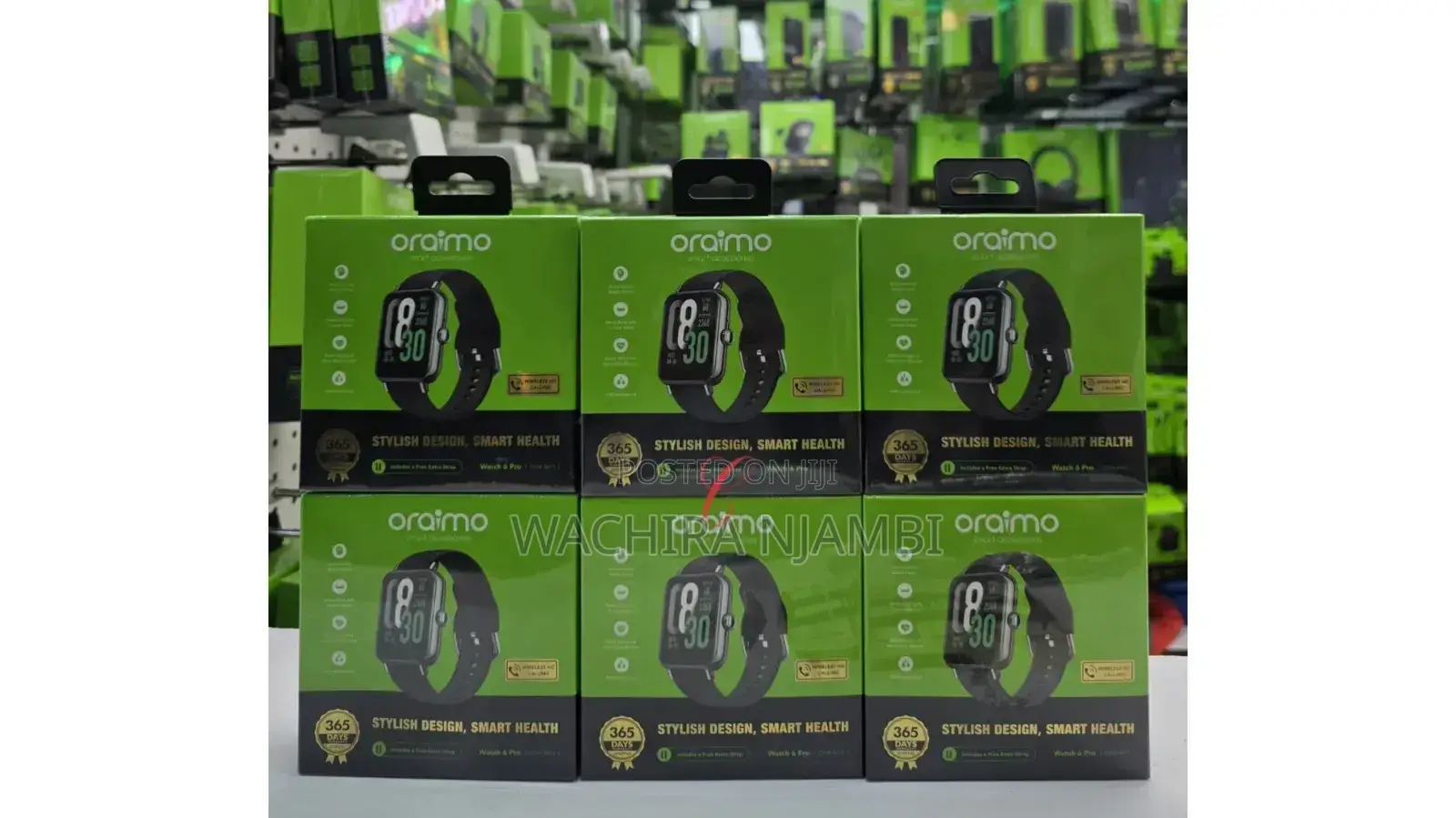 ;*
Oraimo *Watch 6 Pro* Osw-807s 1.69" *Curved Glass*