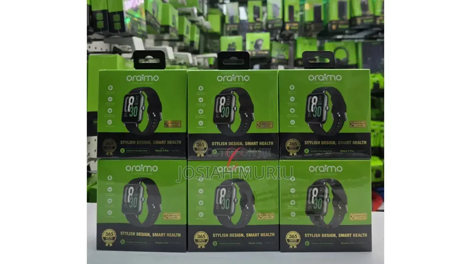 ;*
Oraimo *Watch 6 Pro* Osw-807s 1.69" *Curved Glass*