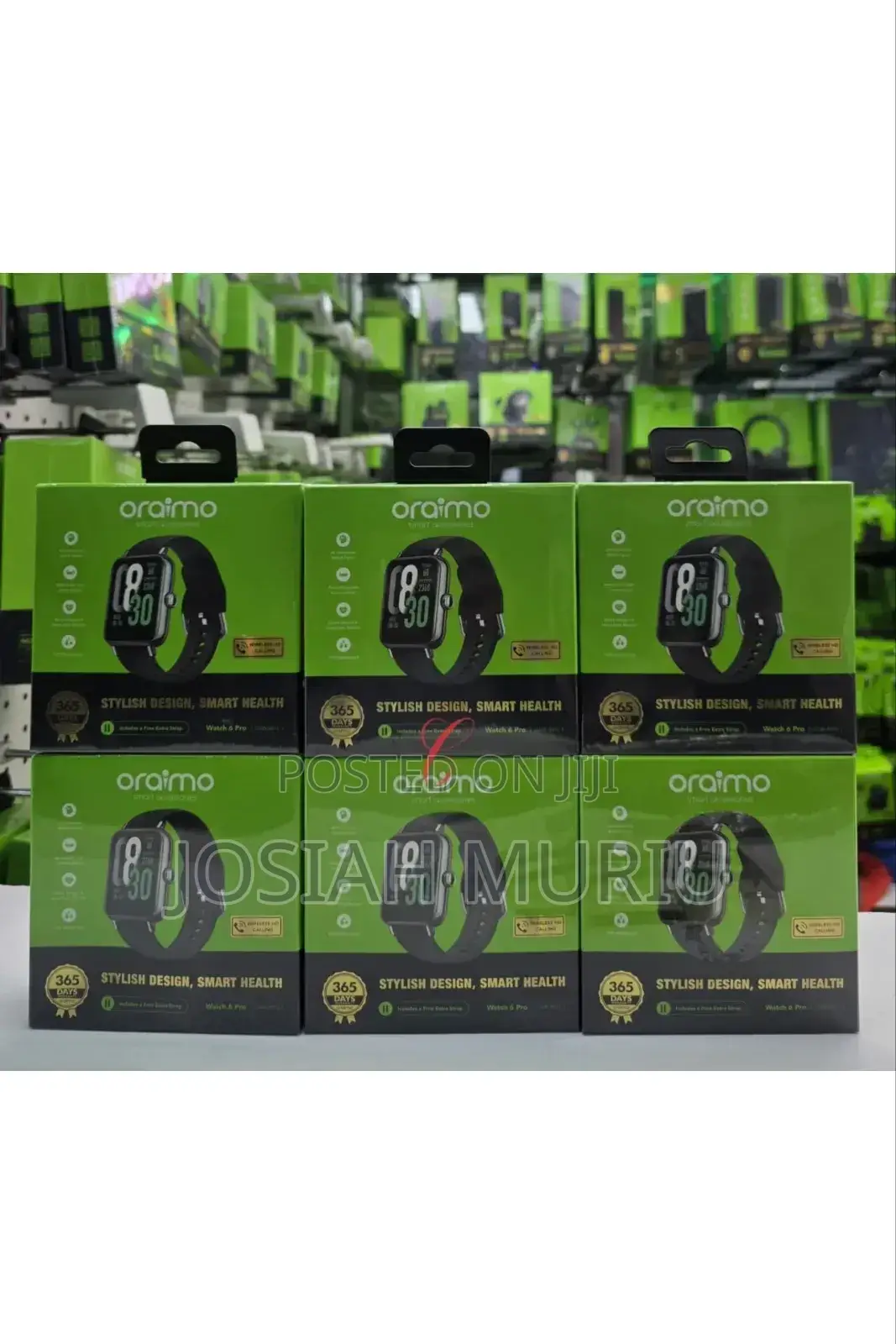 ;*
Oraimo *Watch 6 Pro* Osw-807s 1.69" *Curved Glass*