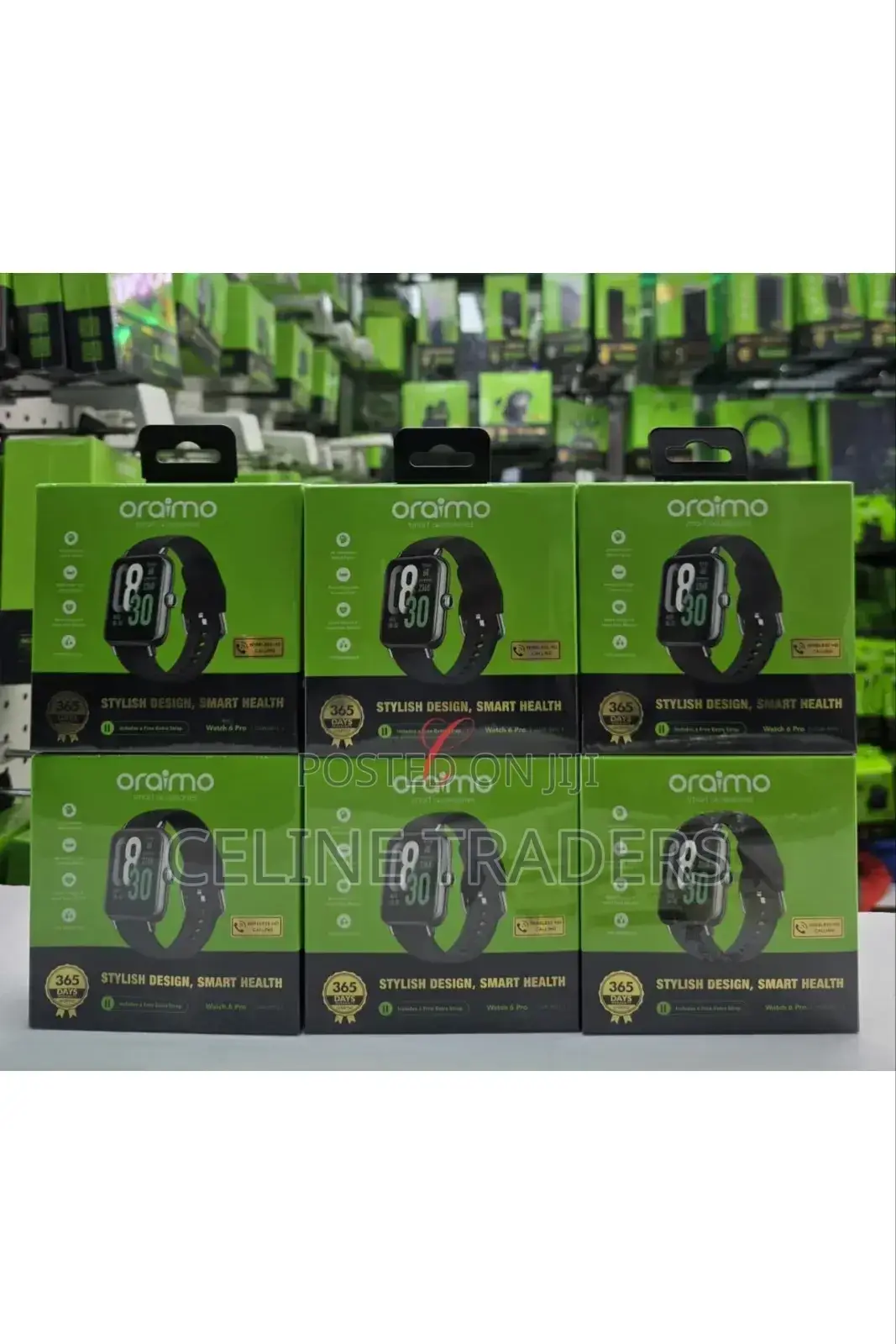 ;*
Oraimo *Watch 6 Pro* Osw-807s 1.69" *Curved Glass*