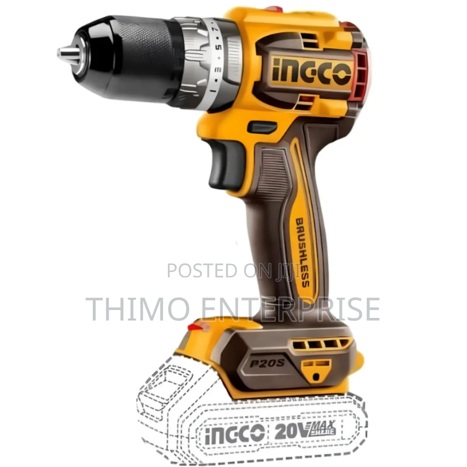 Ingco Cordless Impact Drill 20v