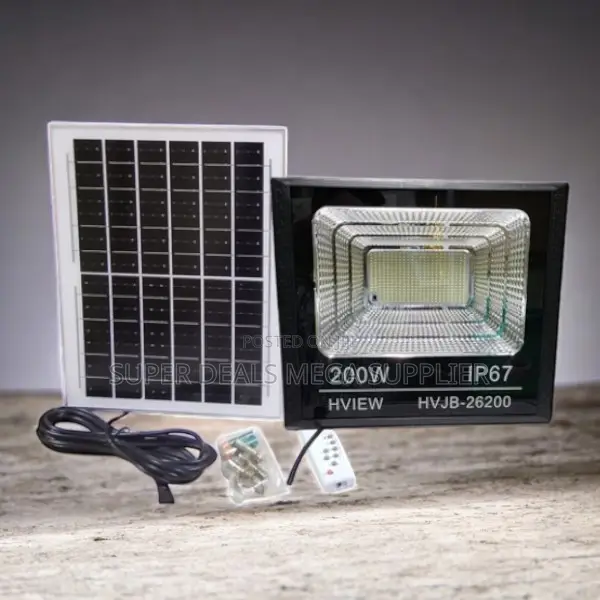 200w High Power Solar Flood Light Ip67 Water Proof Rating