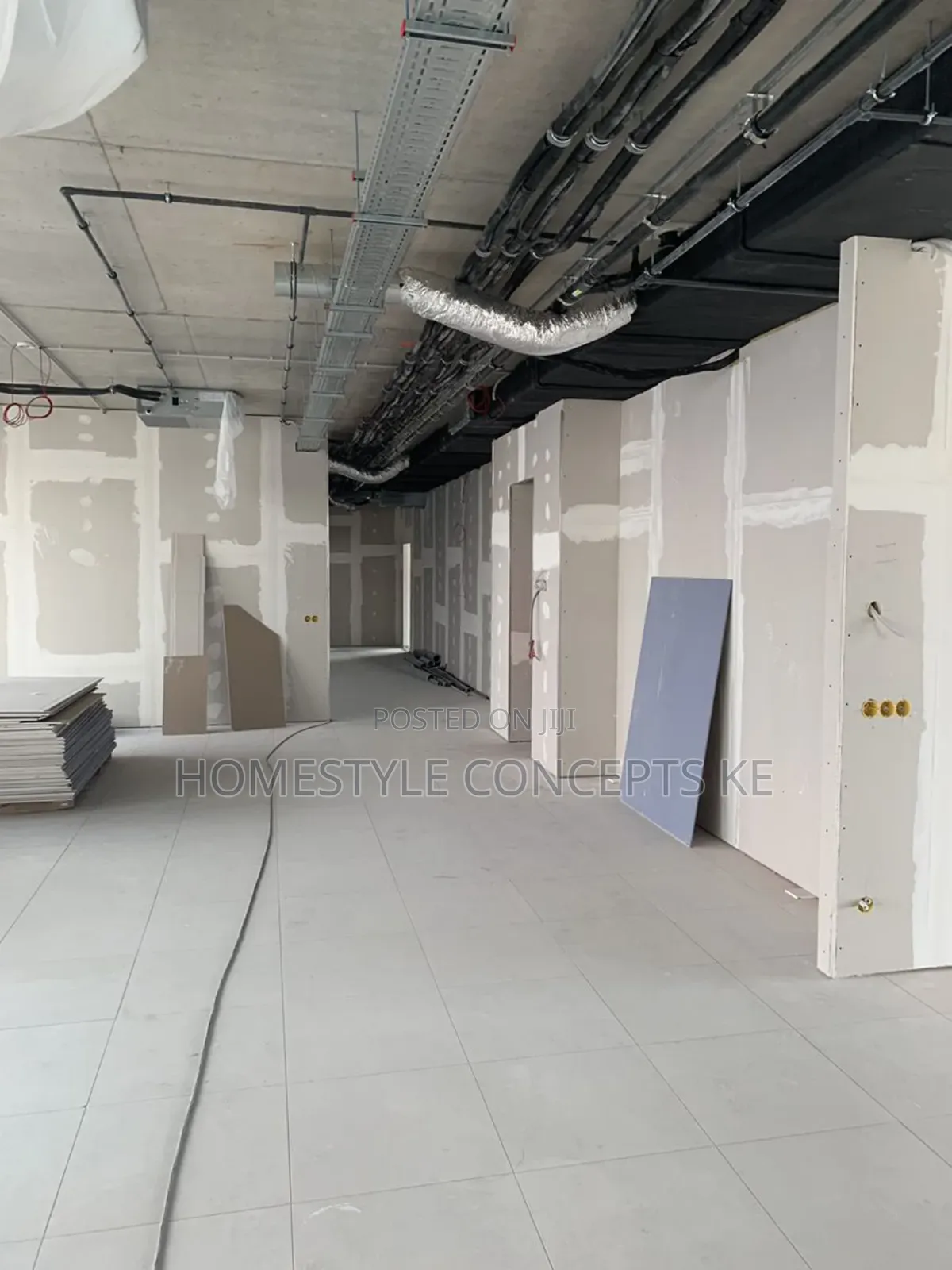 Reception Office Interior Design Renovation Partitions