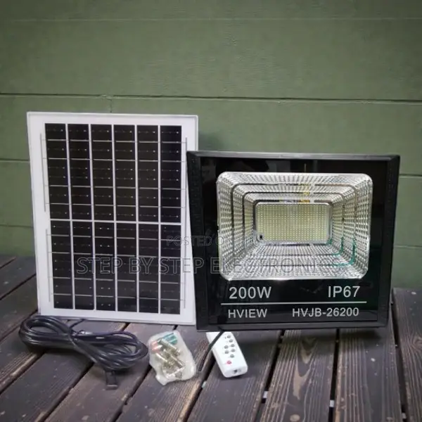 Long-Lasting 200w High Power Solar Flood Light Ip67 Water Proof Rating