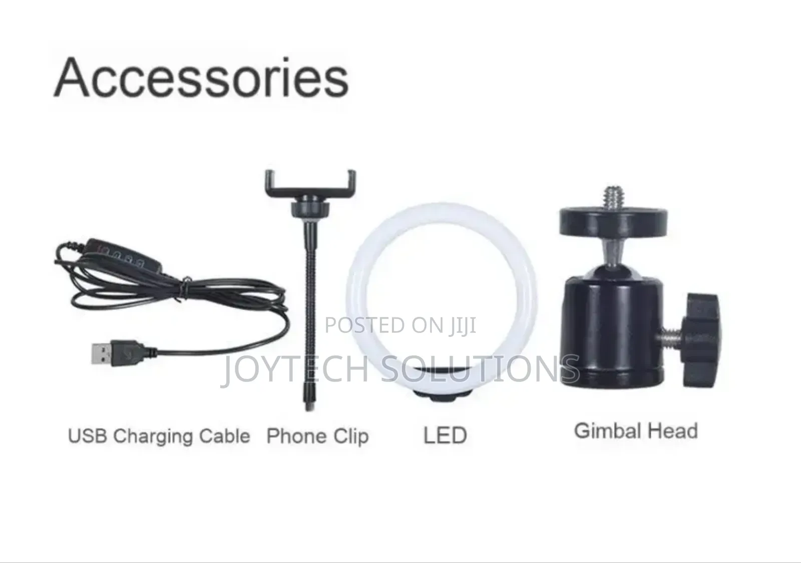 10 Inches Ring Light With a 2m Tripod Stand for Video and Photography