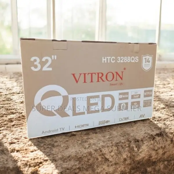 Wifi Activated Vitron 32 Inch Qled Smart Android Led Tv