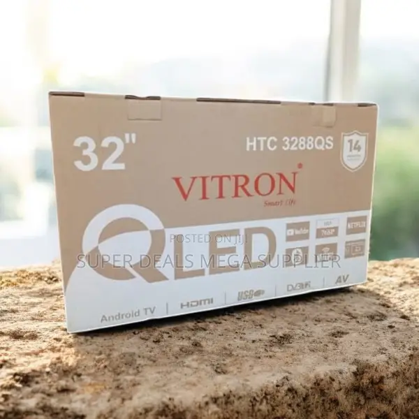 Bluetooth Activated Vitron 32 Inch Qled Smart Android Led Tv