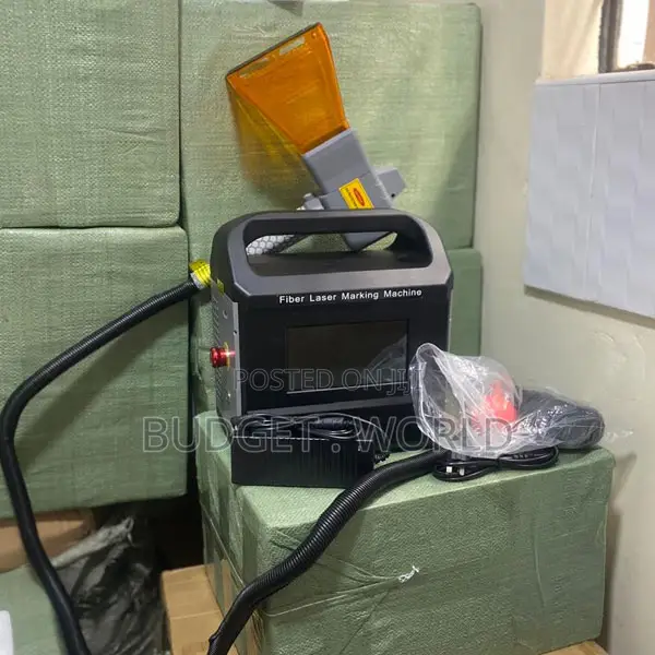 50w Portable Handheld Engraving Vin Mark Logo Fiber Laser Machine