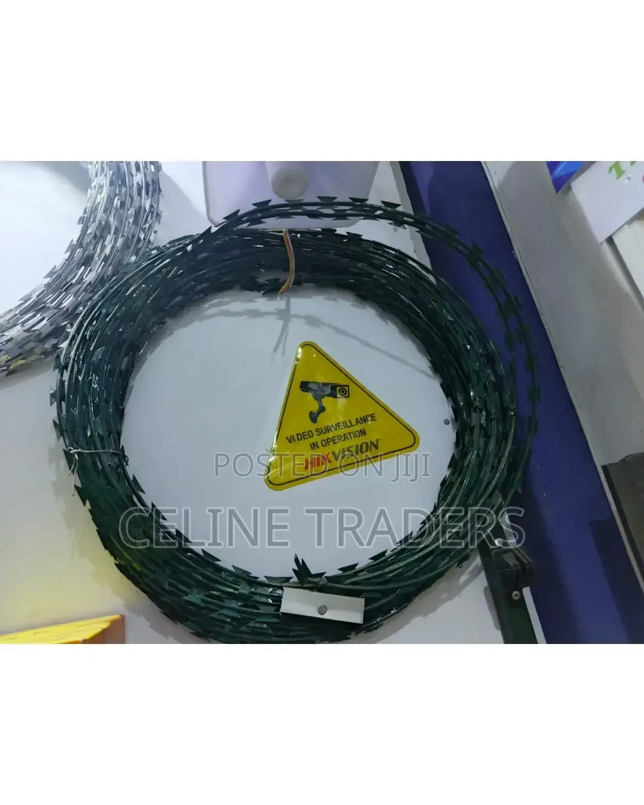 Green Galvanized Razor Wire 10m – Strong Durable