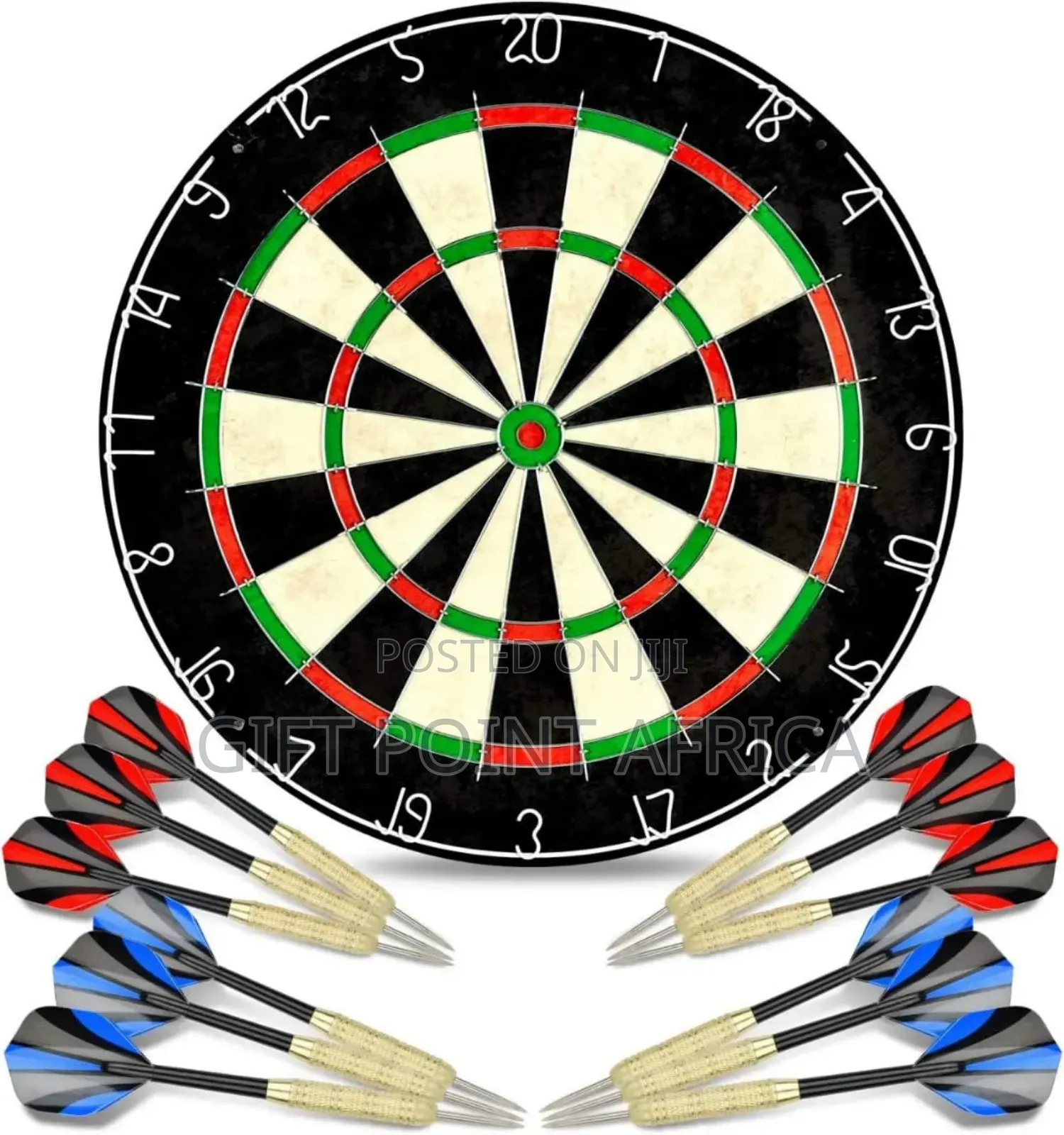 Proffessional Dart Board With Metallic Darts Arrows