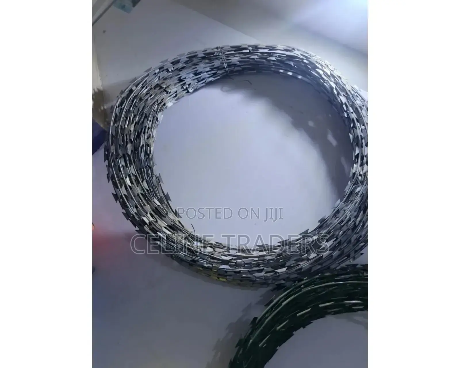 High Security Galvanized Razor Wire – Silver