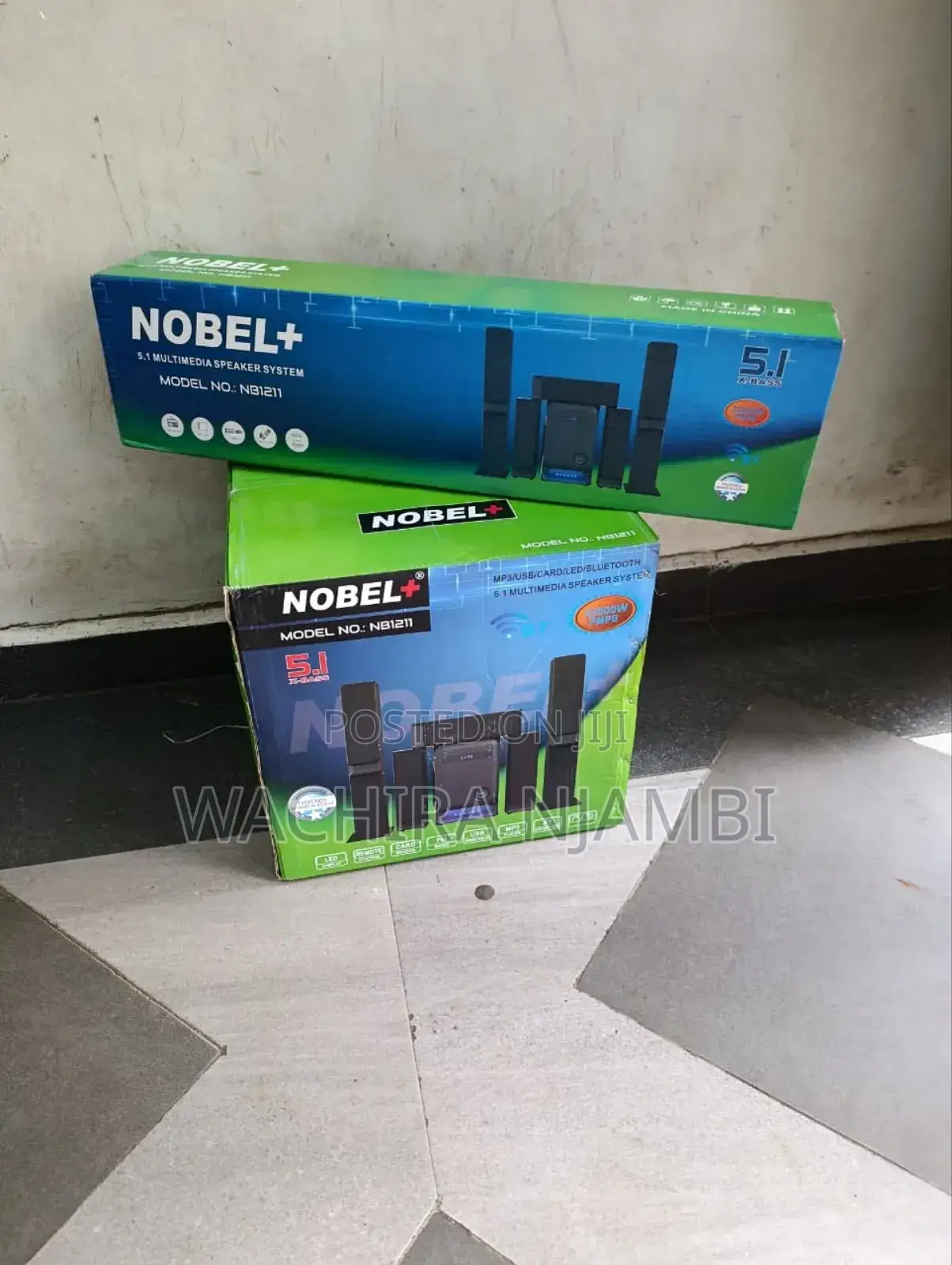 Nobel Bluetooth 5.1 Speaker System With Subwoofer