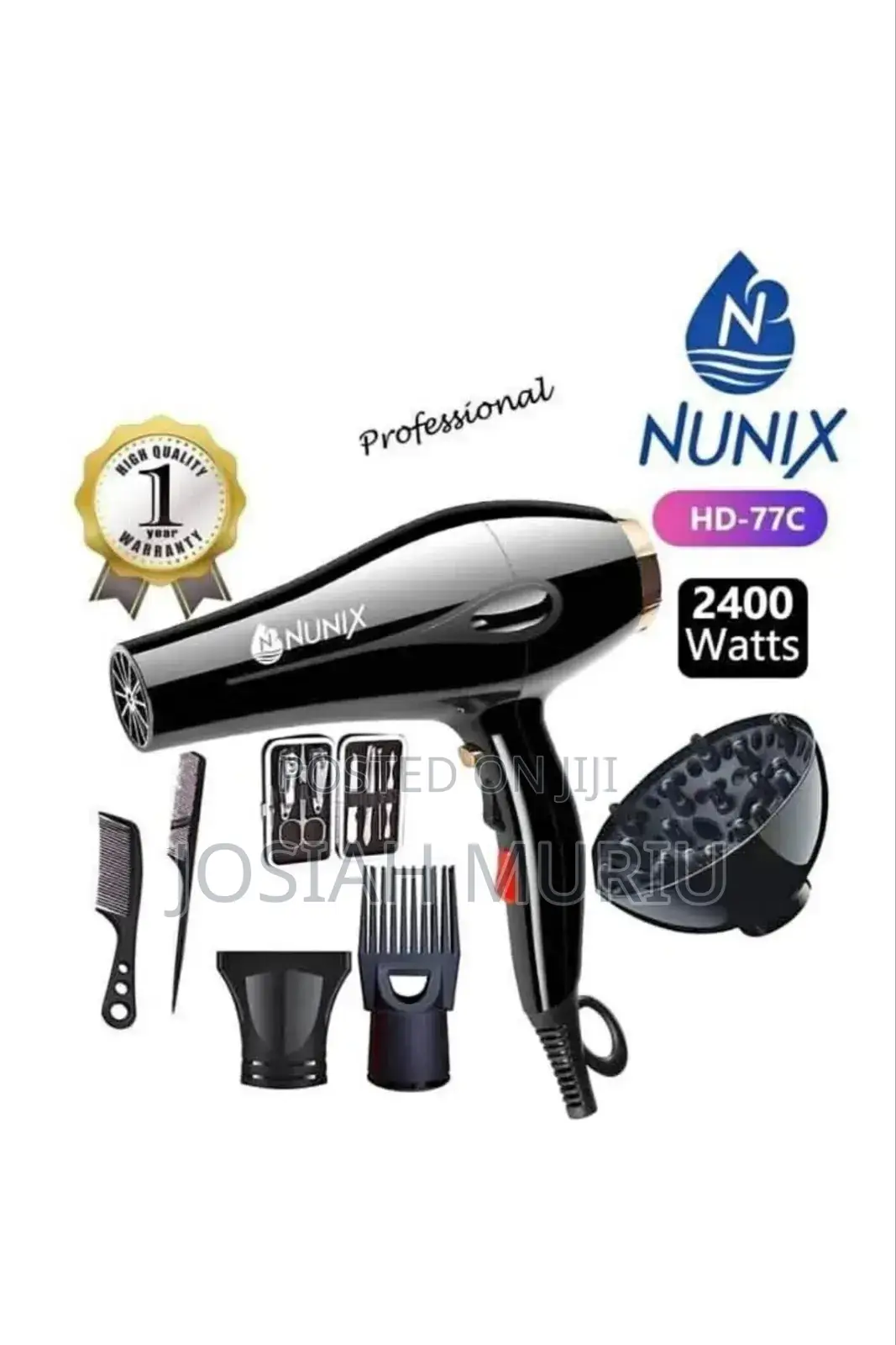 Nunix Hd-77c Commercial Hair Dryer