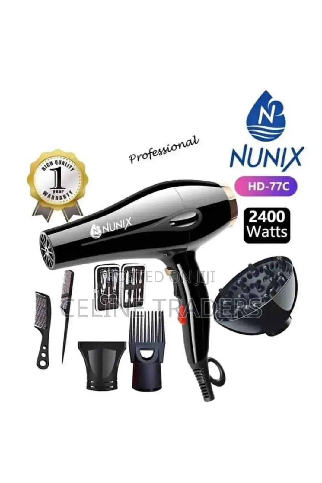 Nunix Hd-77c Commercial Hair Dryer