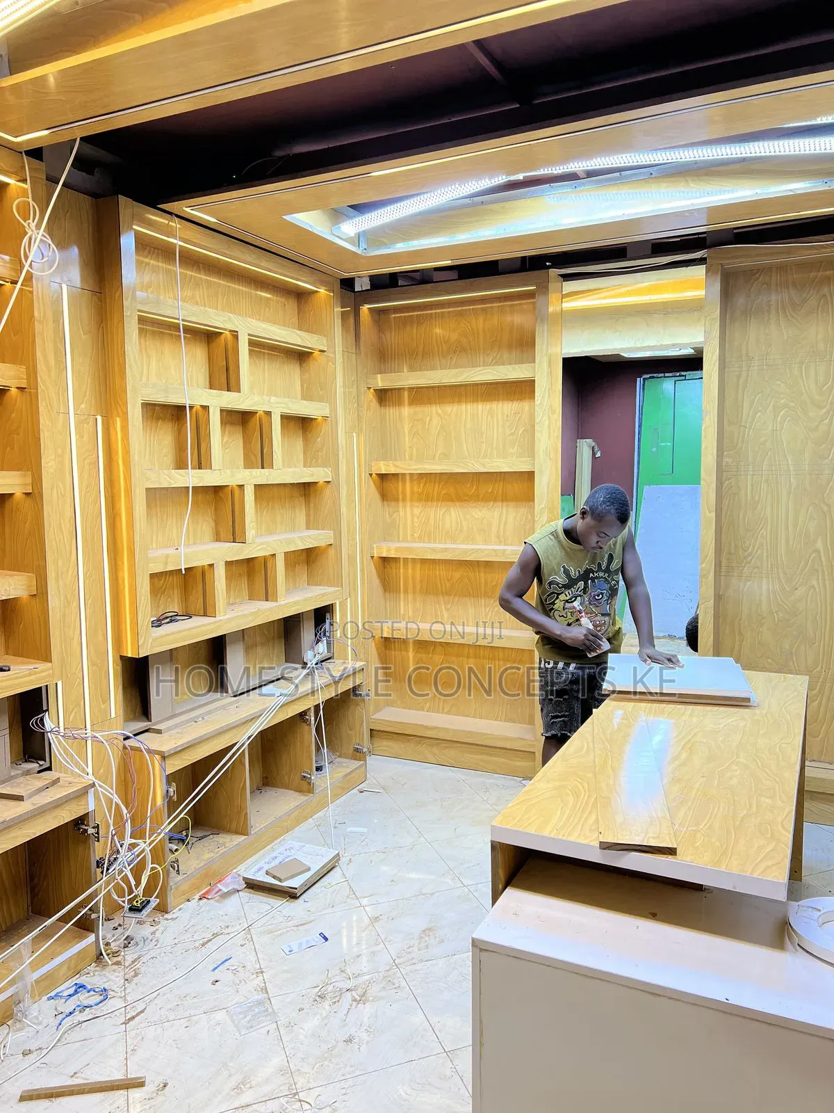 Shop Fitting Renovation Carpenter Carpentry Joinery Shelves Shelf