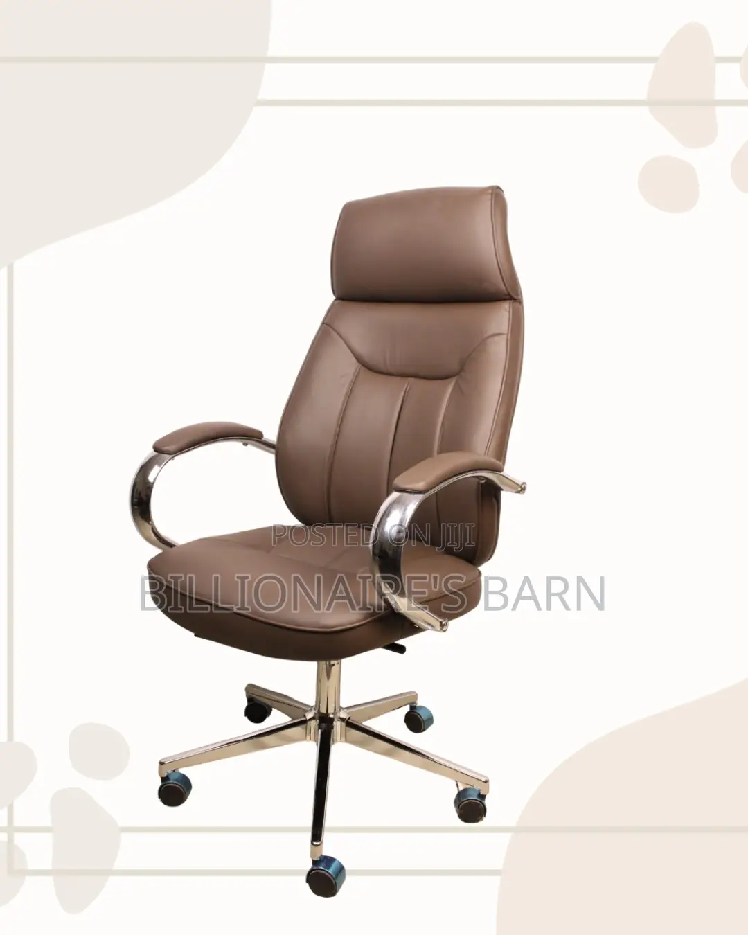 Office Executive Brown Chair Leather | Nairobi Delivery Guaranteed