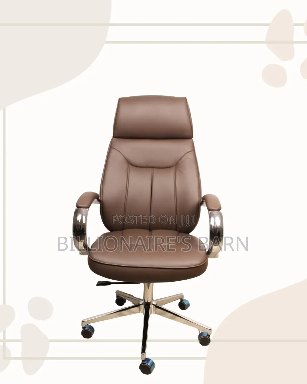 Office Executive Brown Chair Leather | Nairobi Delivery Guaranteed