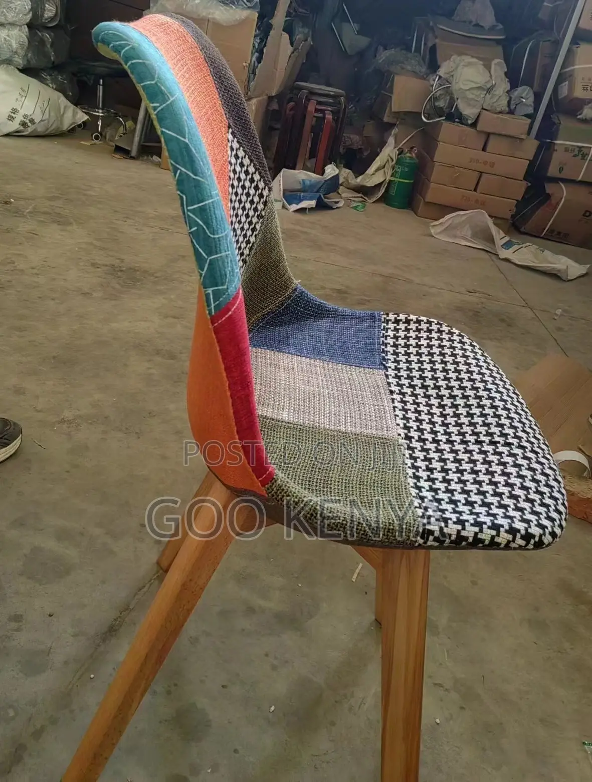 Home Chair; Modern Velvet Fabric Dining Chair Set With Wooden Legs