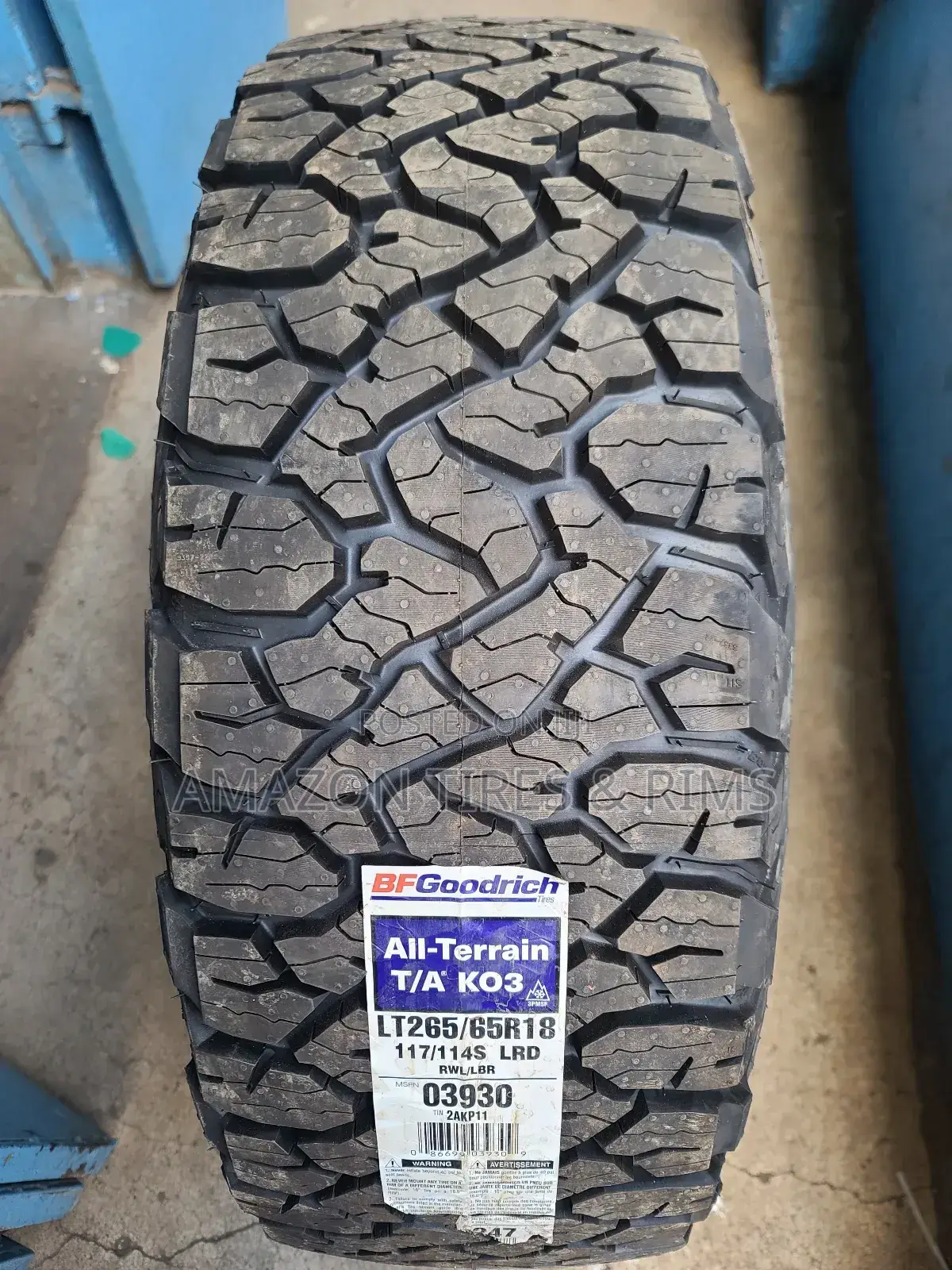 265/65 R18 Bf Goodrich Tyres a/Tk03 All-Terrain