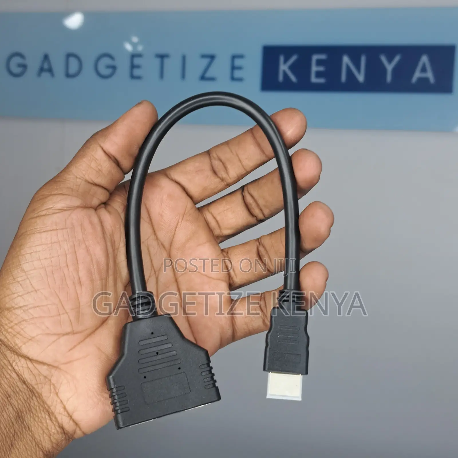 Hdmi Male to 2-Hdmi Female Splitter Adapter