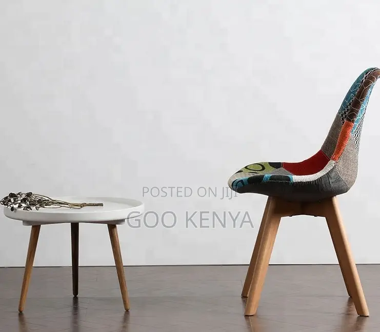 Home Chair; Modern Fabric Padded Dining Chair for Indoor Outdoor Use