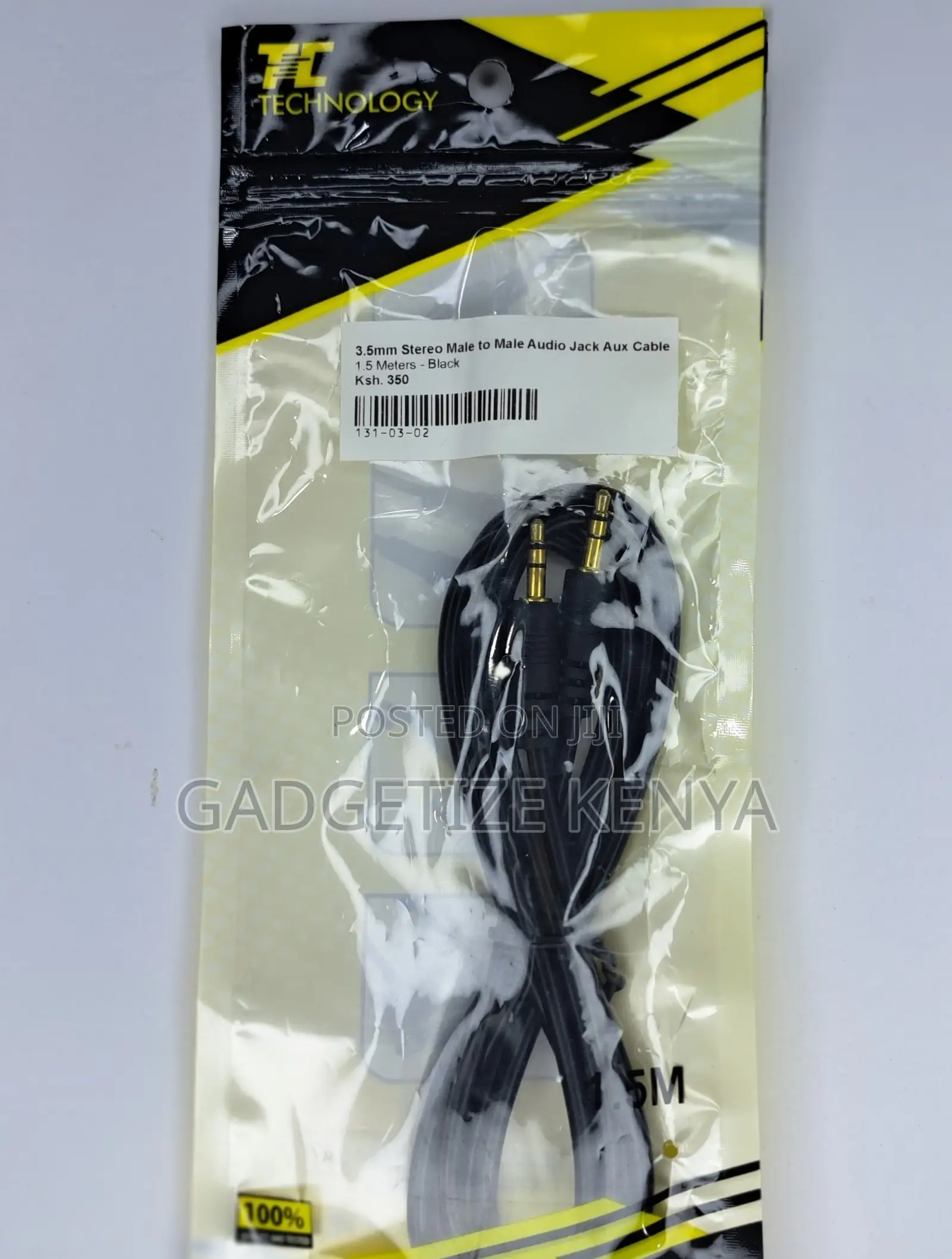 3.5mm Stereo Male to Male Audio Jack Aux Cable