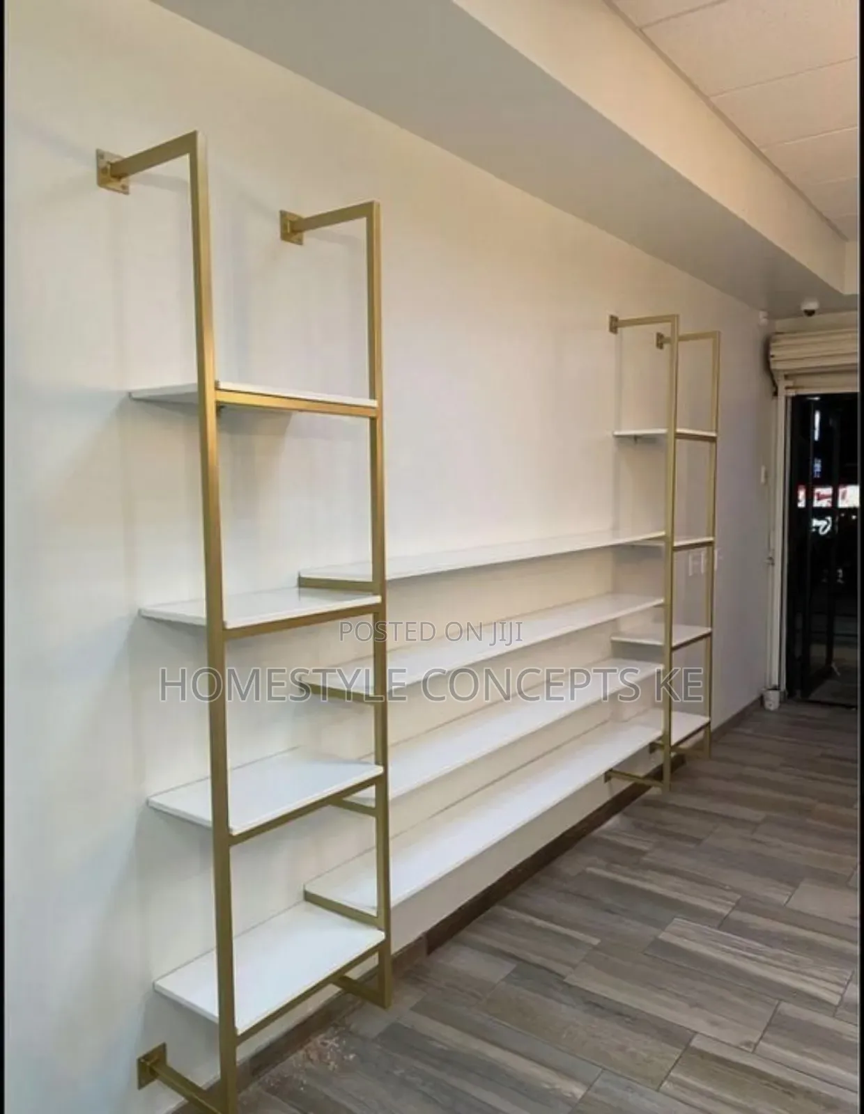 Modern Shop Interior Shelves Shelf Fitting Renovation Carpenter