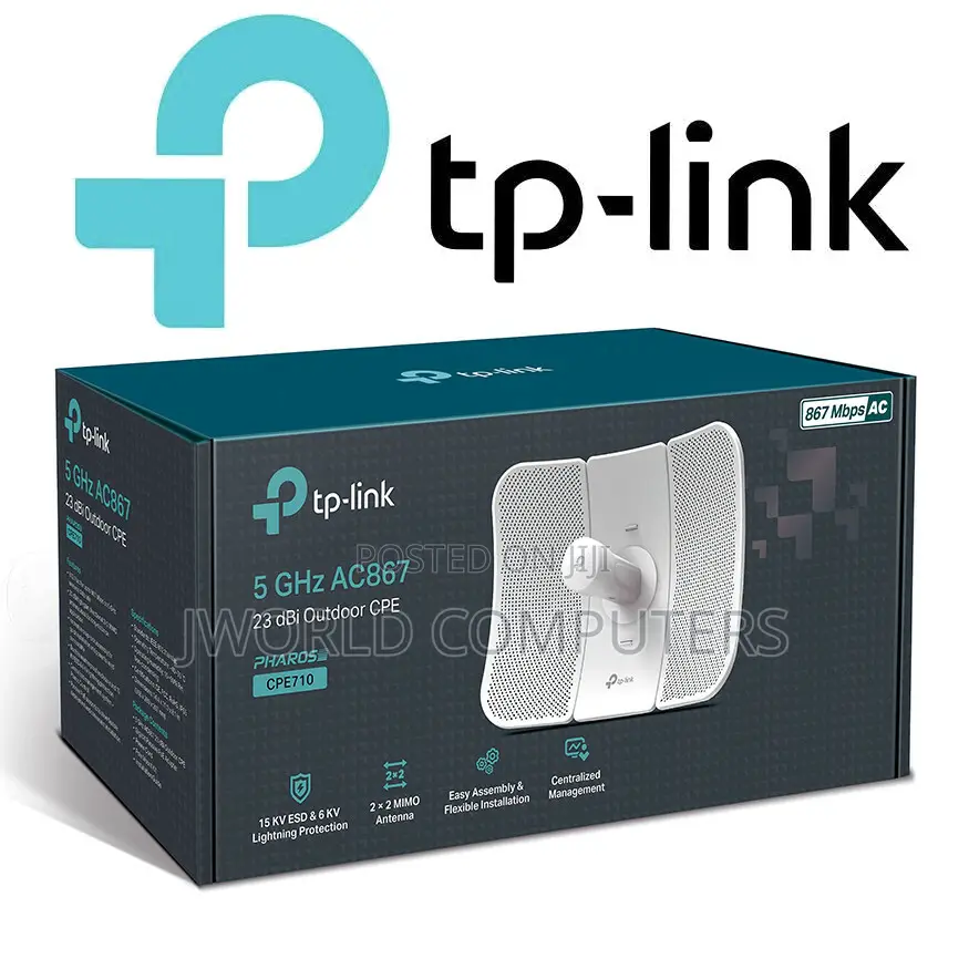 Tp-Link Tl-Cpe710 5ghz 867mbps 23dbi Outdoor Cpe